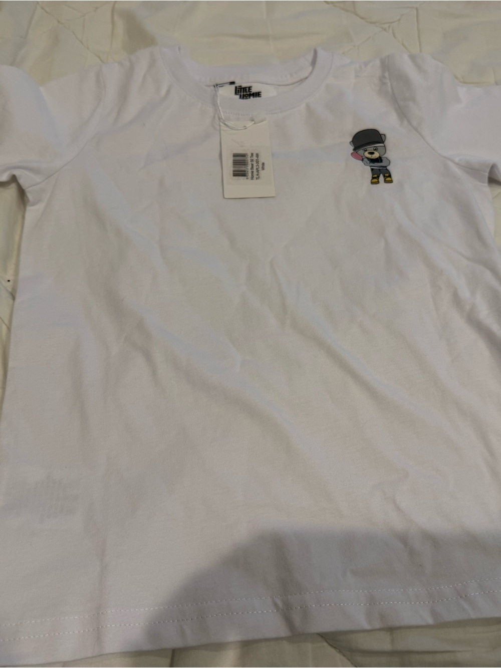The Little Homie White Short Sleeve Tee - Party Like It’s Your Birthday